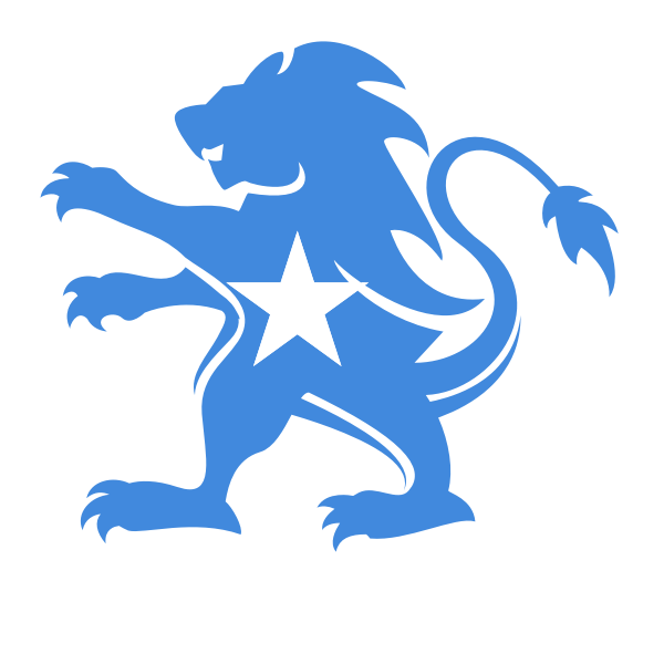 Somalia flag heraldic lion