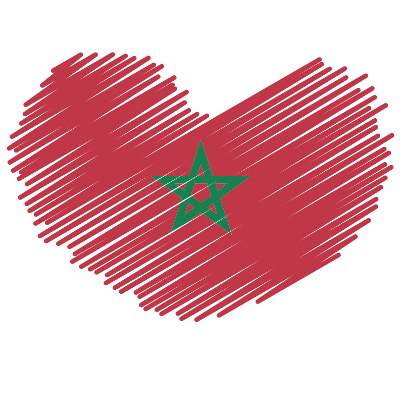 Morocco flag patriotic symbol