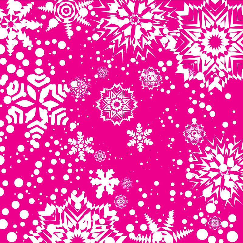 Winter snowflakes background