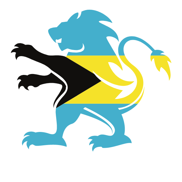 Bahamas flag heraldic lion