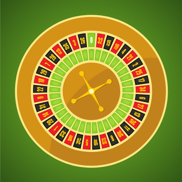 Roulette vector clip art