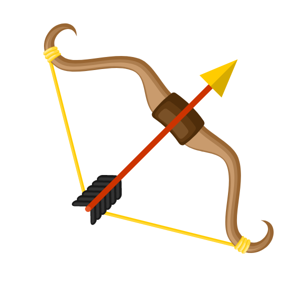 Bow and arrow clip art