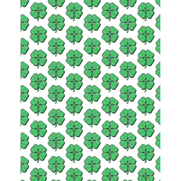 Shamrock symbol seamless pattern