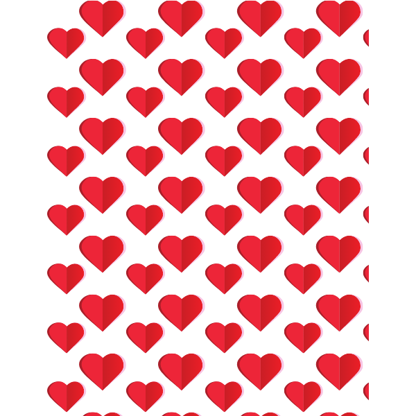 Hearts seamless pattern