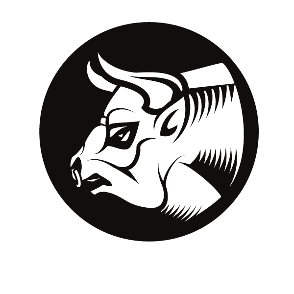 Bull head logo design