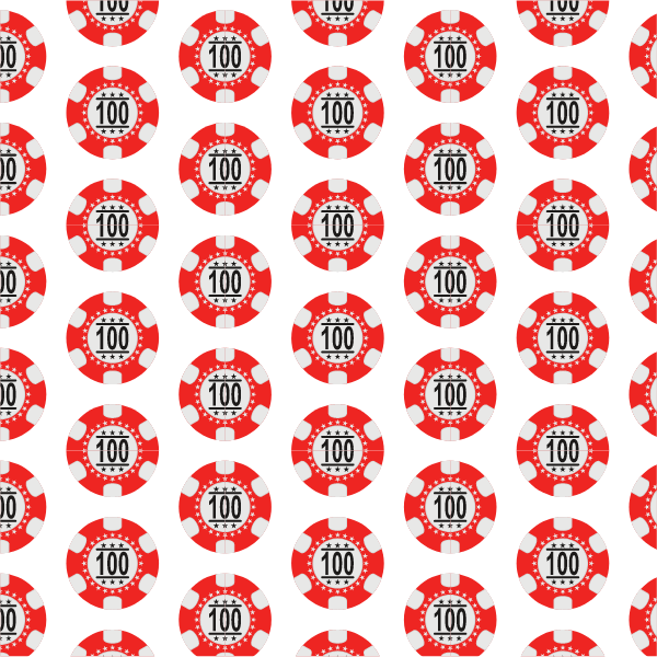 Casino tokens theme pattern