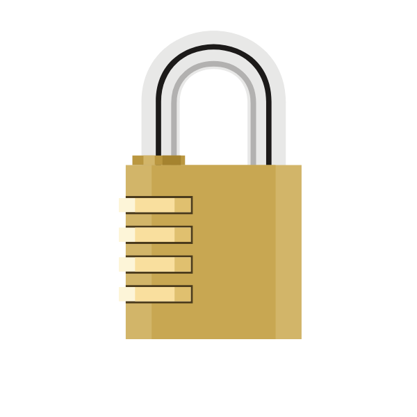 Padlock with code