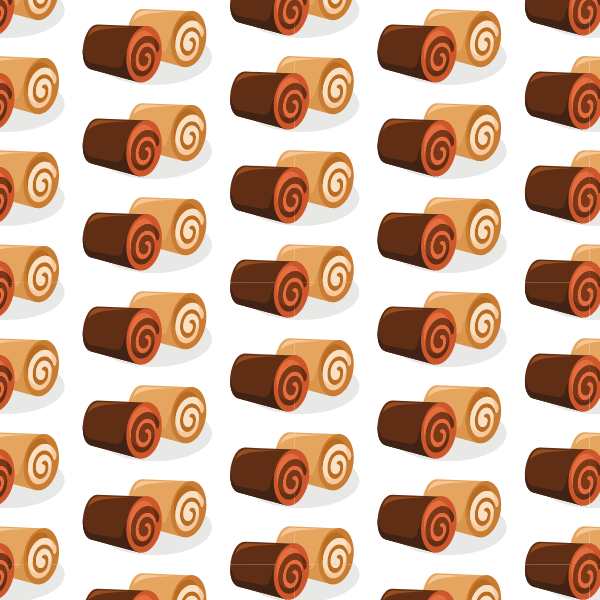 Cake seamless pattern