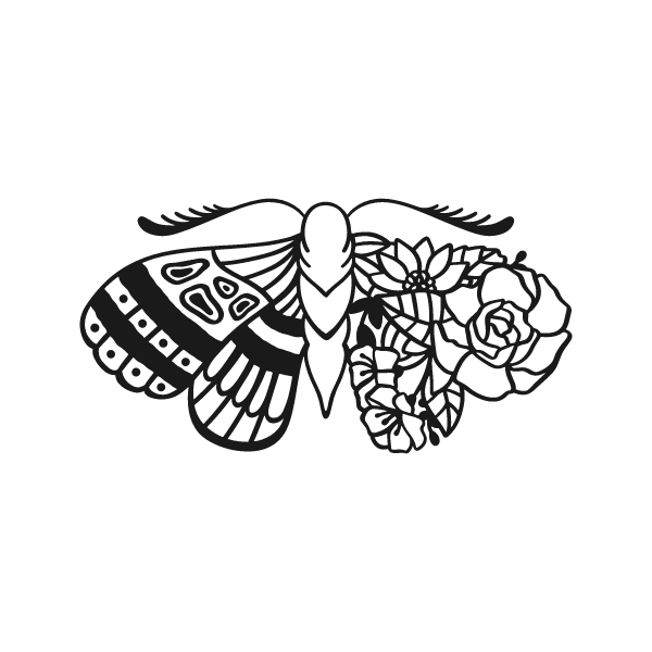 Free Floral Butterfly Svg