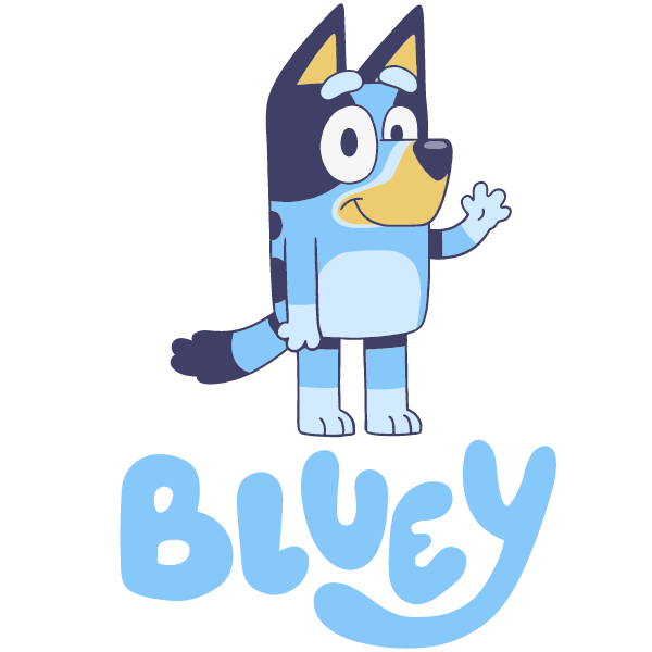 Funny Bluey, Svg Clipart