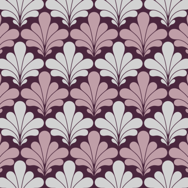 Pink flowery pattern