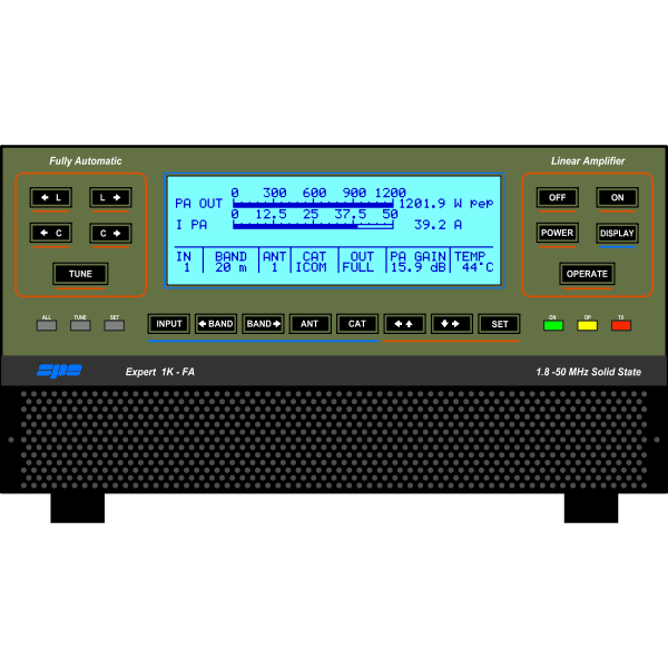 Linear amplifier vector image