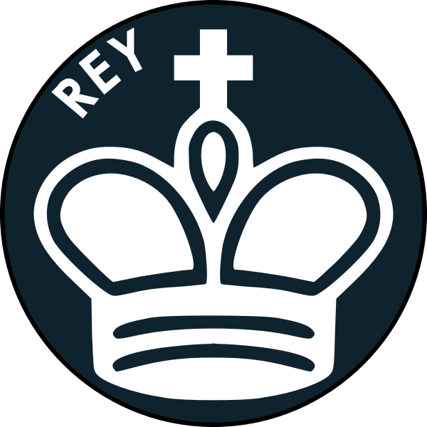 Chess king vector icon