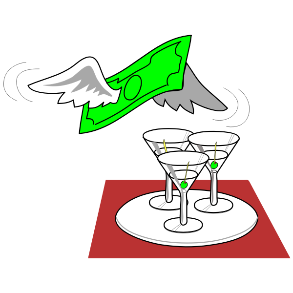 Three martinis image