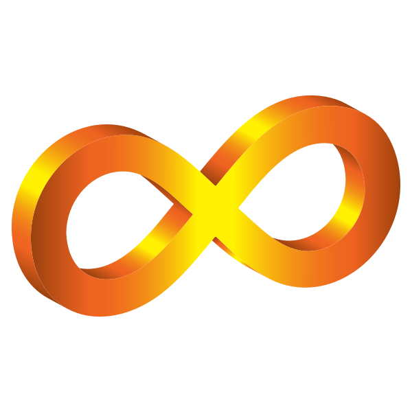 3D Infinity Symbol Variation 4