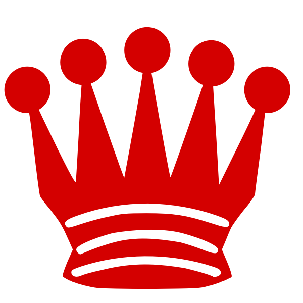 Red chess symbol