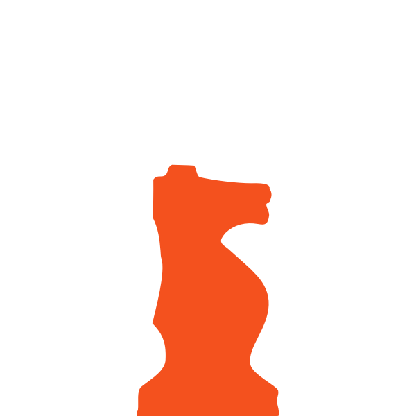 Chess piece knight silhouette