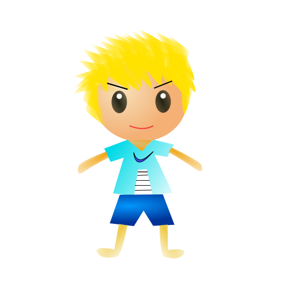 Yellow-haired kid