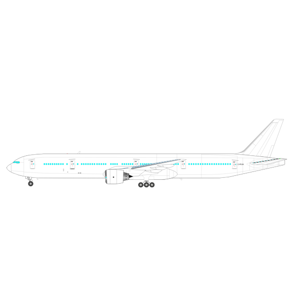 Boeing 777 Vector Graphics