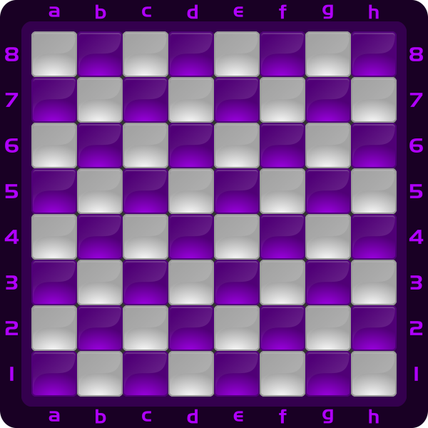 9 Chessboard Color Morado Clipart by DG RA