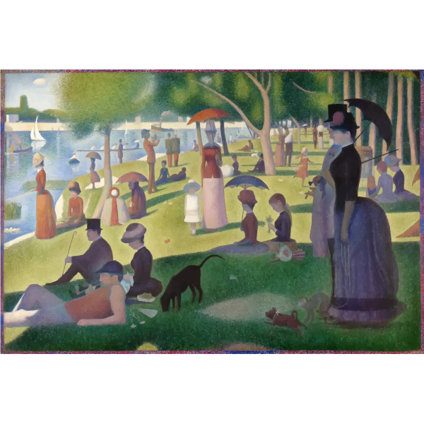 A Sunday on La Grande Jatte Georges Seurat 1884