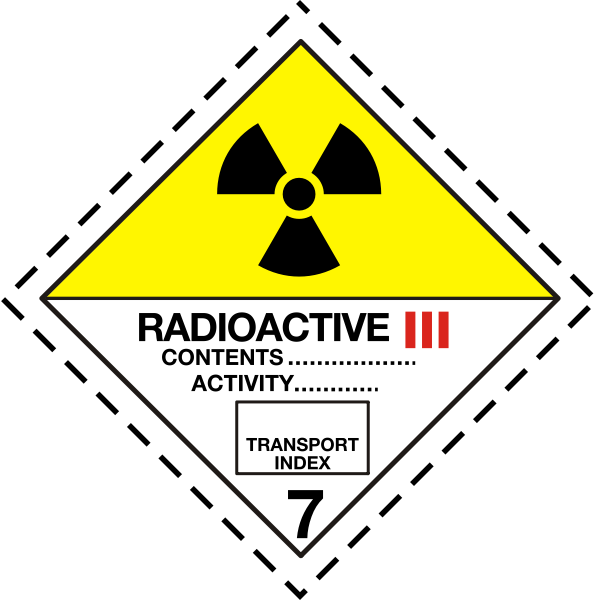 Radioactive board symbol