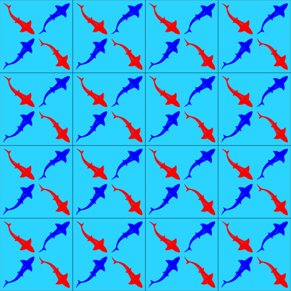 A set of tiles that can be used in the kitchen or bathroom V