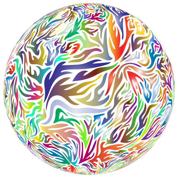 Abstract Flame Ball