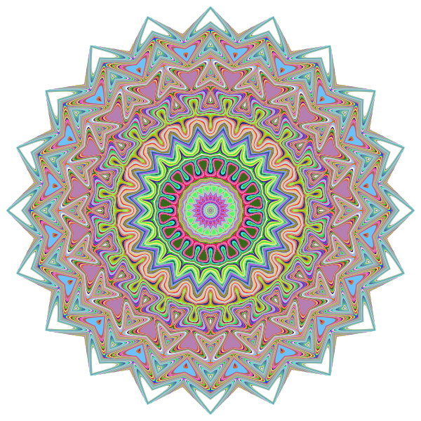 Abstract Pastel Mandala
