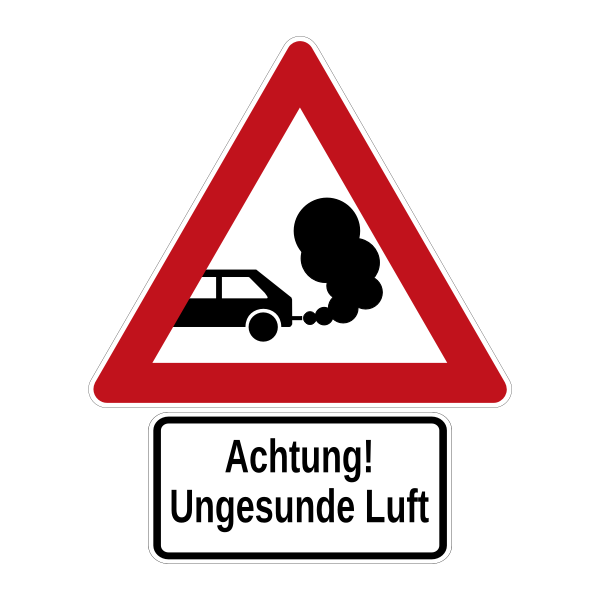 Achtung Ungesunde Luft