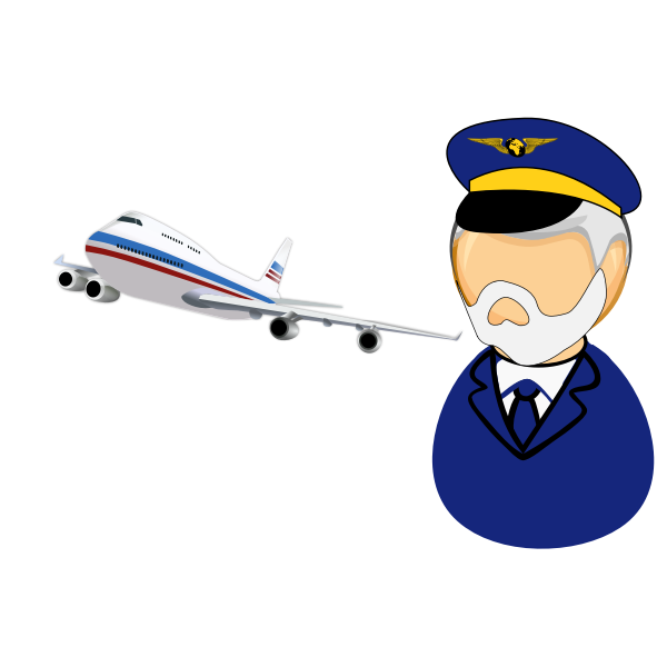 Airline captain icon