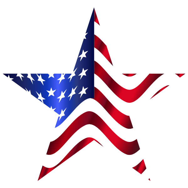 American Flag Star 2