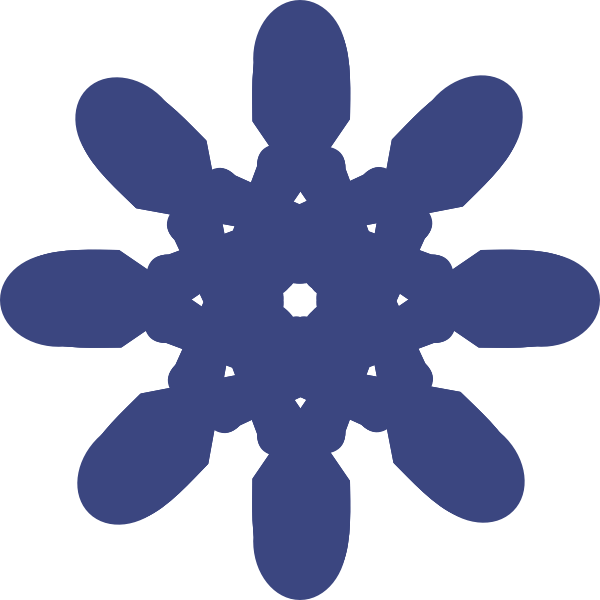 Vector drawing of octagonal decoration.