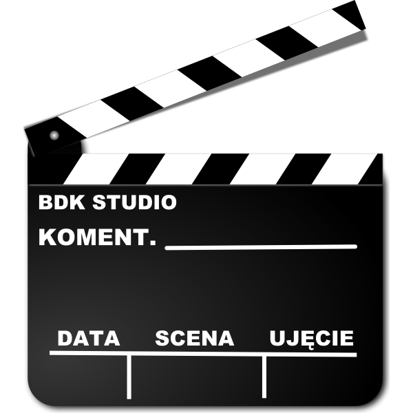 Filming clapperboard vector image