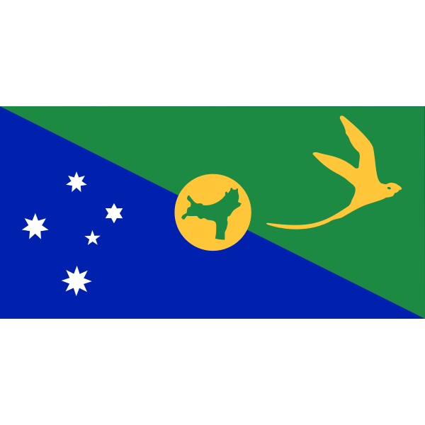 Antarctica Christmas Island flag