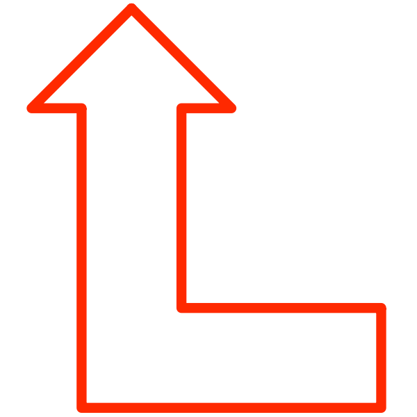 L-shaped arrow set 2