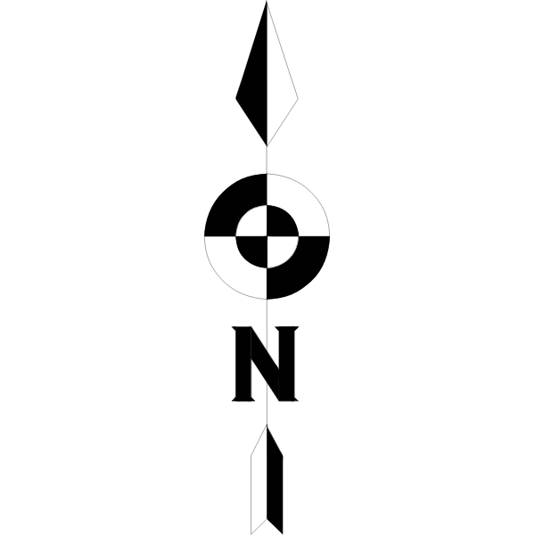 North arrow vector image