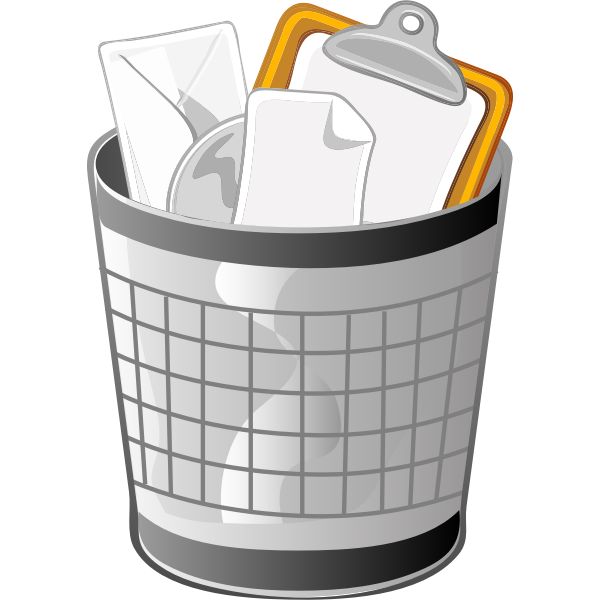 Trash can vector image