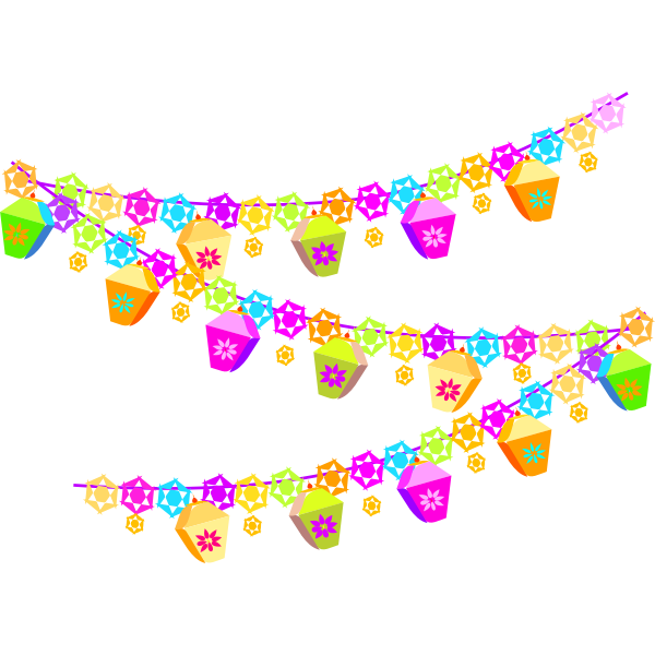 Festive decoration vector image