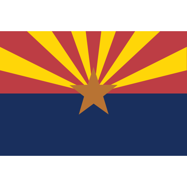 Arizona vector flag