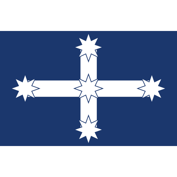 Eureka Flag vector clip art