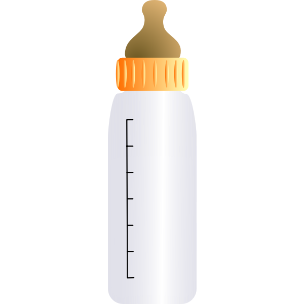 Vector graphics of baby bottle