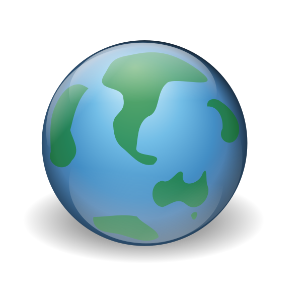 Globe vector image