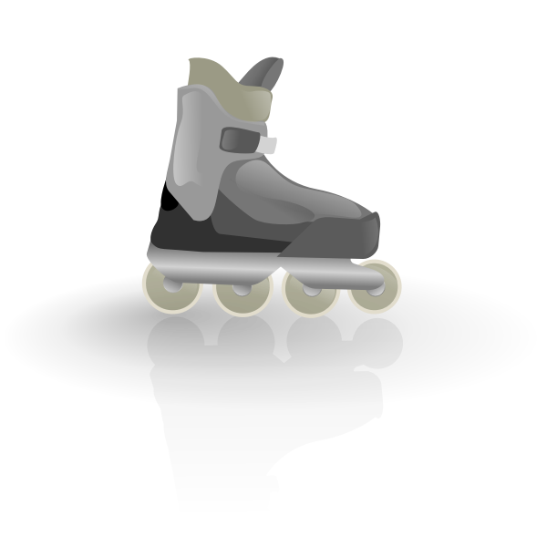 Rollerblade vector drawing