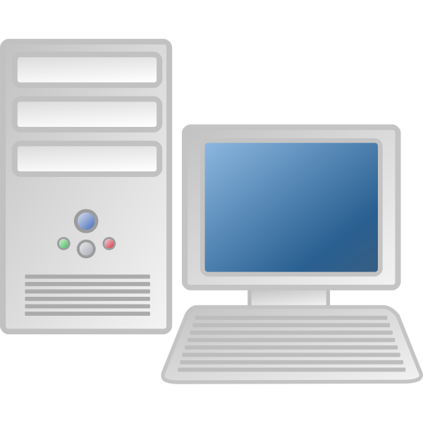 Personal computervector drawing