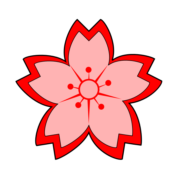 Sakura flower vector image