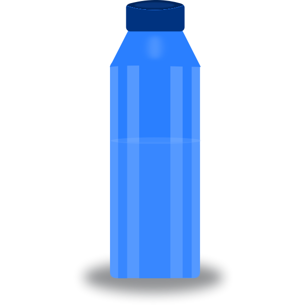 Water bottle vector drawing