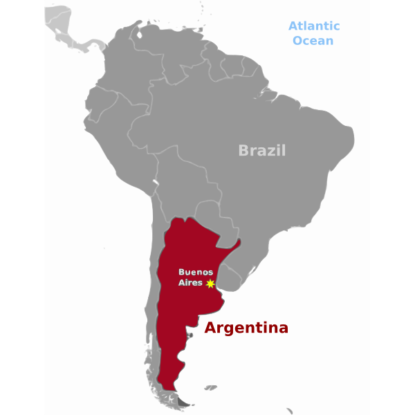 Argentina's location