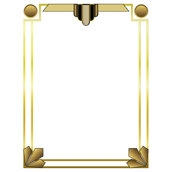 Art Deco Border Decoration