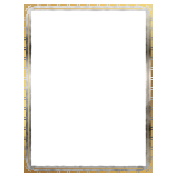 Simple decorative frame clip art